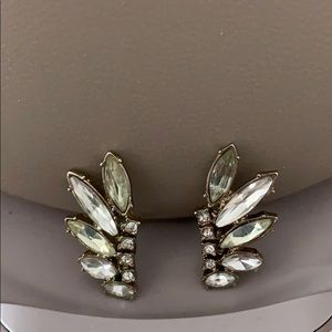 LOFT rhinestone statement earrings